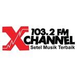 103.2 FM XChannel Banten | Station Logo