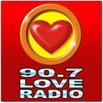 90.7 Love Radio Davao - DXBM | Station Logo