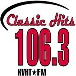 Classic Hits 106.3 - KVHT | Station Logo