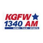 Full Service 1340 - KGFW | Station Logo