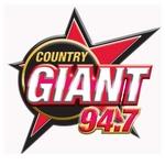 94.7 The Country Giant - WGSQ | Station Logo