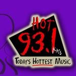 Hot 93.1 - KRCS | Station Logo