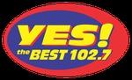 102.7 Yes The Best - DXHT | Station Logo