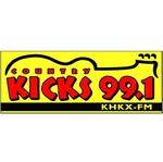 KICKS 99.1 - KHKX | Station Logo