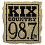 KIX Country 98.7 FM - WAKX | Station Logo