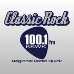 Classic Rock 100.1 FM - KKWK | Station Logo