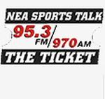 95.3 The Ticket - KNEA | Station Logo