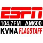 ESPN 104.7FM AM600 - KVNA | Station Logo