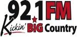 Kickin Big Country 92.1 - WFPS | Station Logo