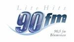 90 FM Blumenau | Station Logo