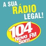 Rádio 104 FM Novo Som | Station Logo