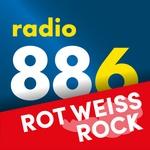 Radio 88.6 - Rot-Weiss-Rock | Station Logo