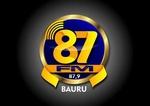 Rádio 87 FM Bauru | Station Logo