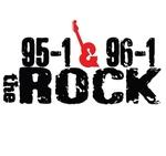 95 & 96-1 The Rock - WTCX | Station Logo