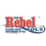 104.9 The Rebel - WRBF | Station Logo