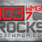 ROCKS 103.7 - WMGM | Station Logo