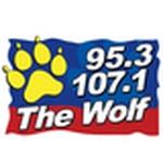 95.3 & 107.1 The Wolf - WZLF | Station Logo