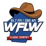 Real Country 95.7 FM / 1360 AM WFLW - WFLW | Station Logo