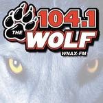 104.1 The Wolf - WNAX-FM | Station Logo