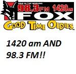 98.3/1420 AM The Fox - WNRS | Station Logo