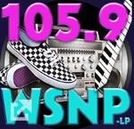 105.9 FM WSNP - WSNP-LP | Station Logo