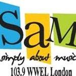 SaM 103.9 - WWEL | Station Logo