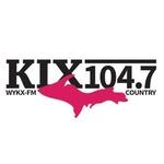 Kix 104.7 - WYKX | Station Logo